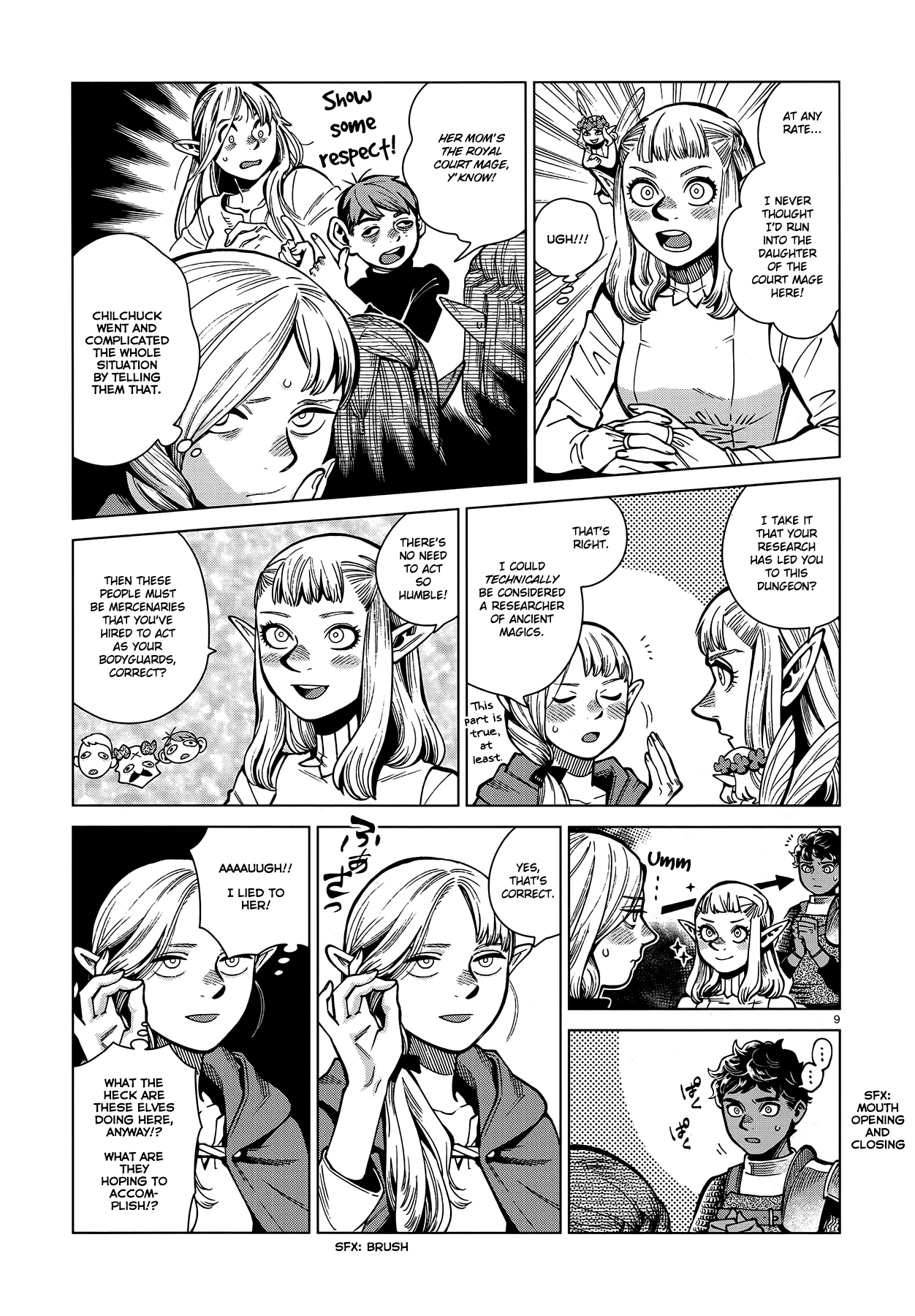 Dungeon Meshi Chapter 74 - Page 9