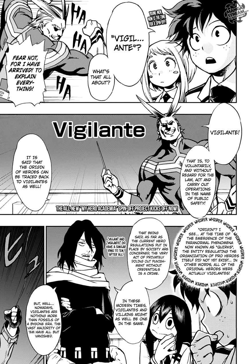 Vigilante: Boku No Hero Academia Illegals Chapter 0 - Page 1