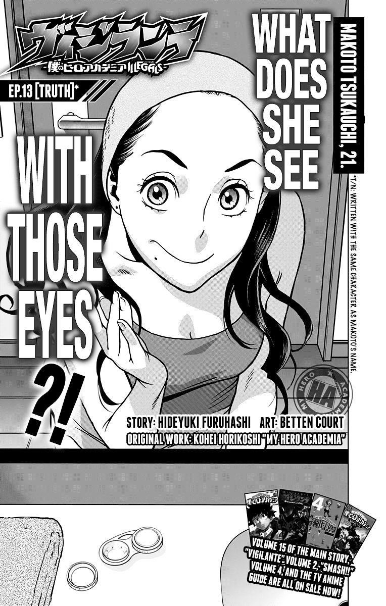 Vigilante: Boku No Hero Academia Illegals Chapter 13 - Page 1