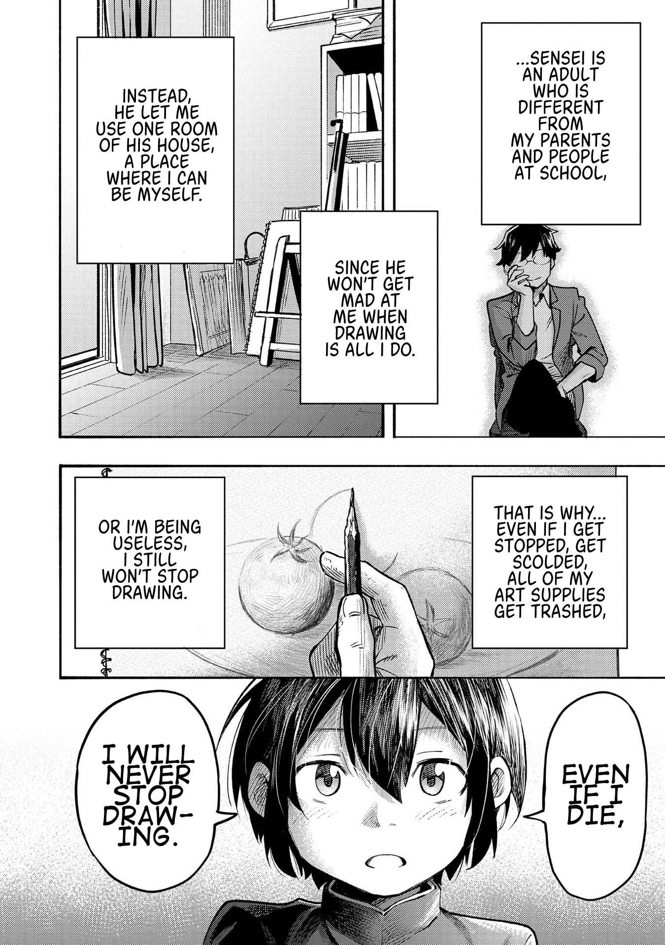 Kyou mo E ni Kaita Mochi ga Umai Chapter 1 - Page 10