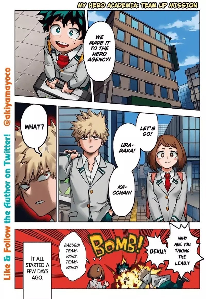 MY HERO ACADEMIA: TEAM UP MISSION Chapter 1 - Page 1