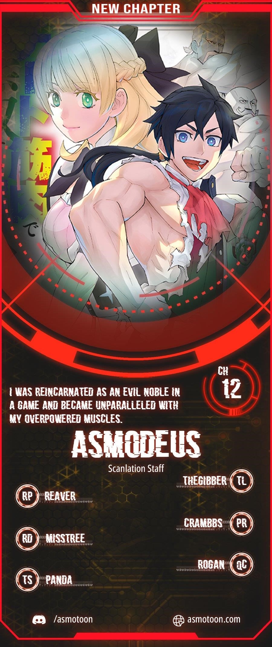 I Was Reincarnated as an Evil Noble in a Game and Became Unparalleled With My Overpowered Muscles Chapter 12 - Page 1