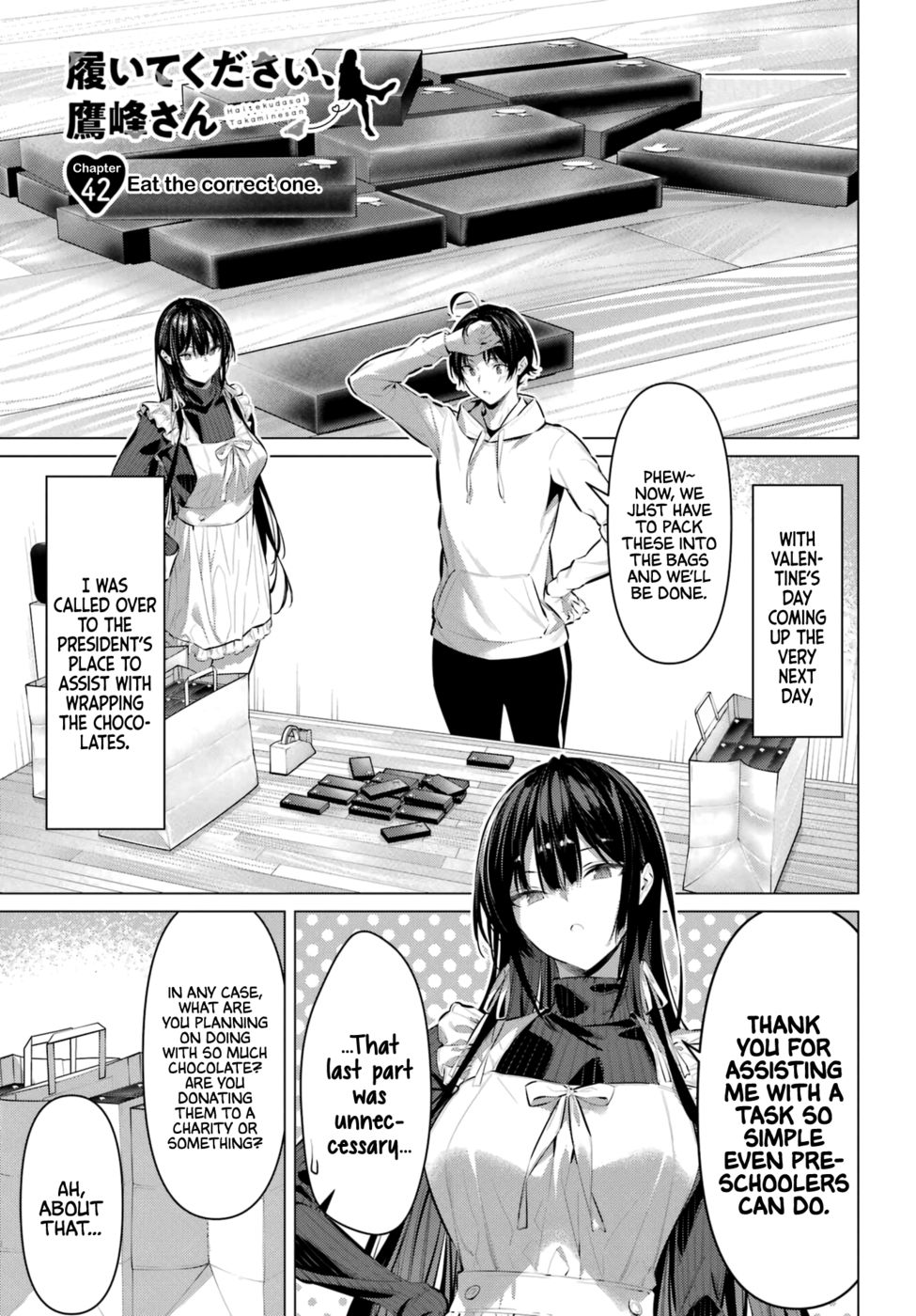 Haite Kudasai, Takamine-san Chapter 42 - Page 2