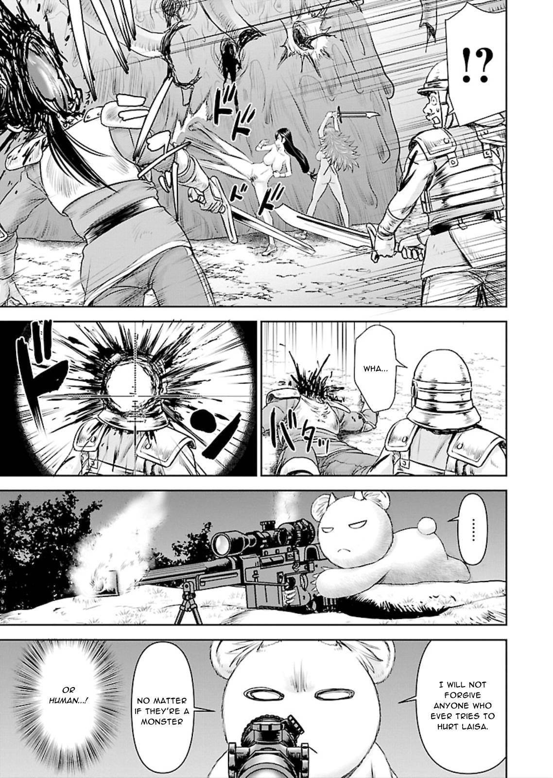 Isekai Sniper wa Onna Senshi no Mofumofu Aigan Doubutsu Chapter 5 - Page 14