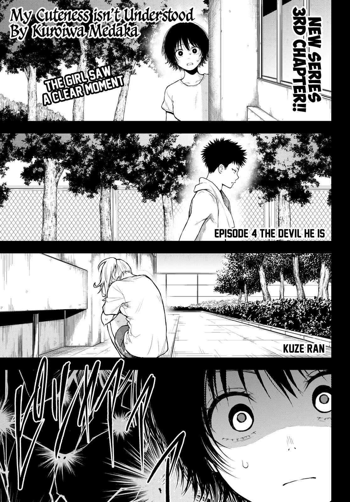 My Cuteness Isn’t Understood By Kuroiwa Medaka Chapter 4 - Page 1