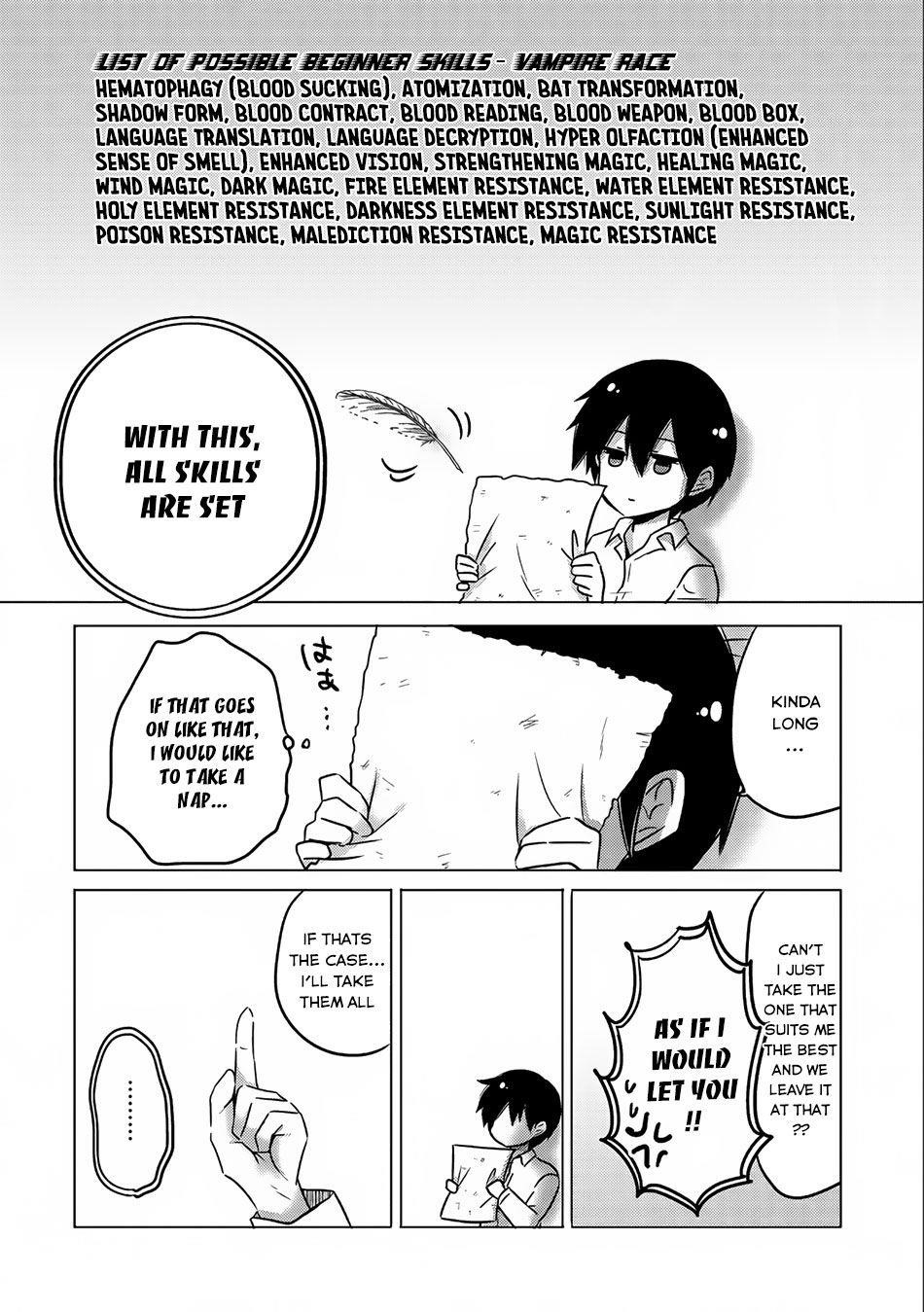 Tensei Kyuuketsuki-San Wa Ohirune Ga Shitai Chapter 1 - Page 9