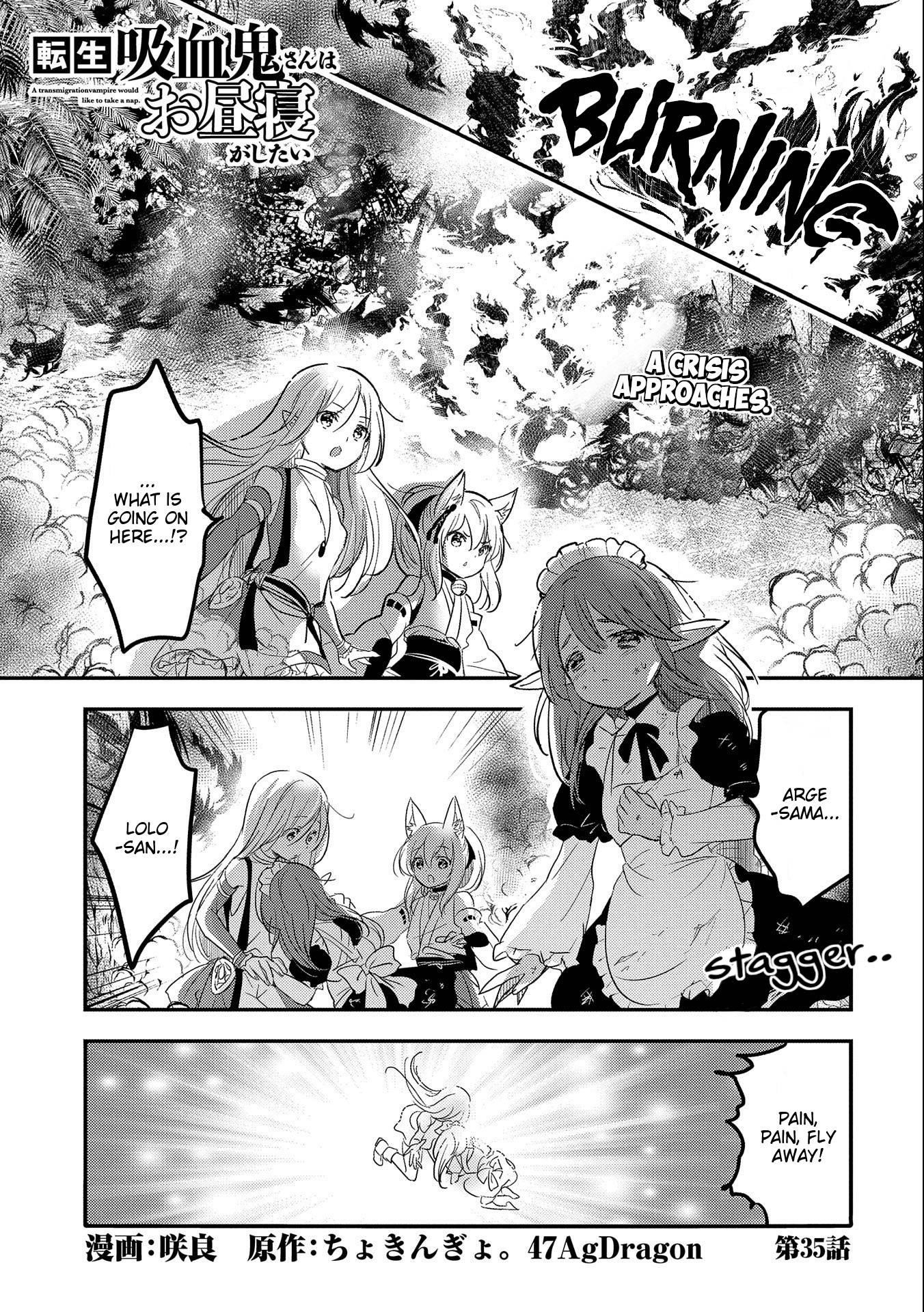 Tensei Kyuuketsuki-San Wa Ohirune Ga Shitai Chapter 35 - Page 1