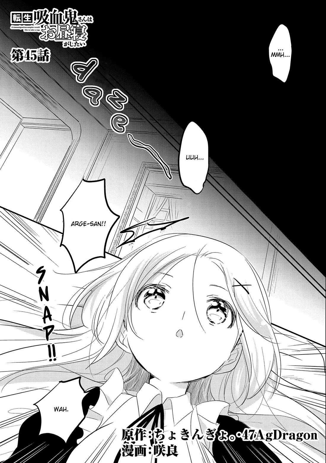 Tensei Kyuuketsuki-San Wa Ohirune Ga Shitai Chapter 45 - Page 1