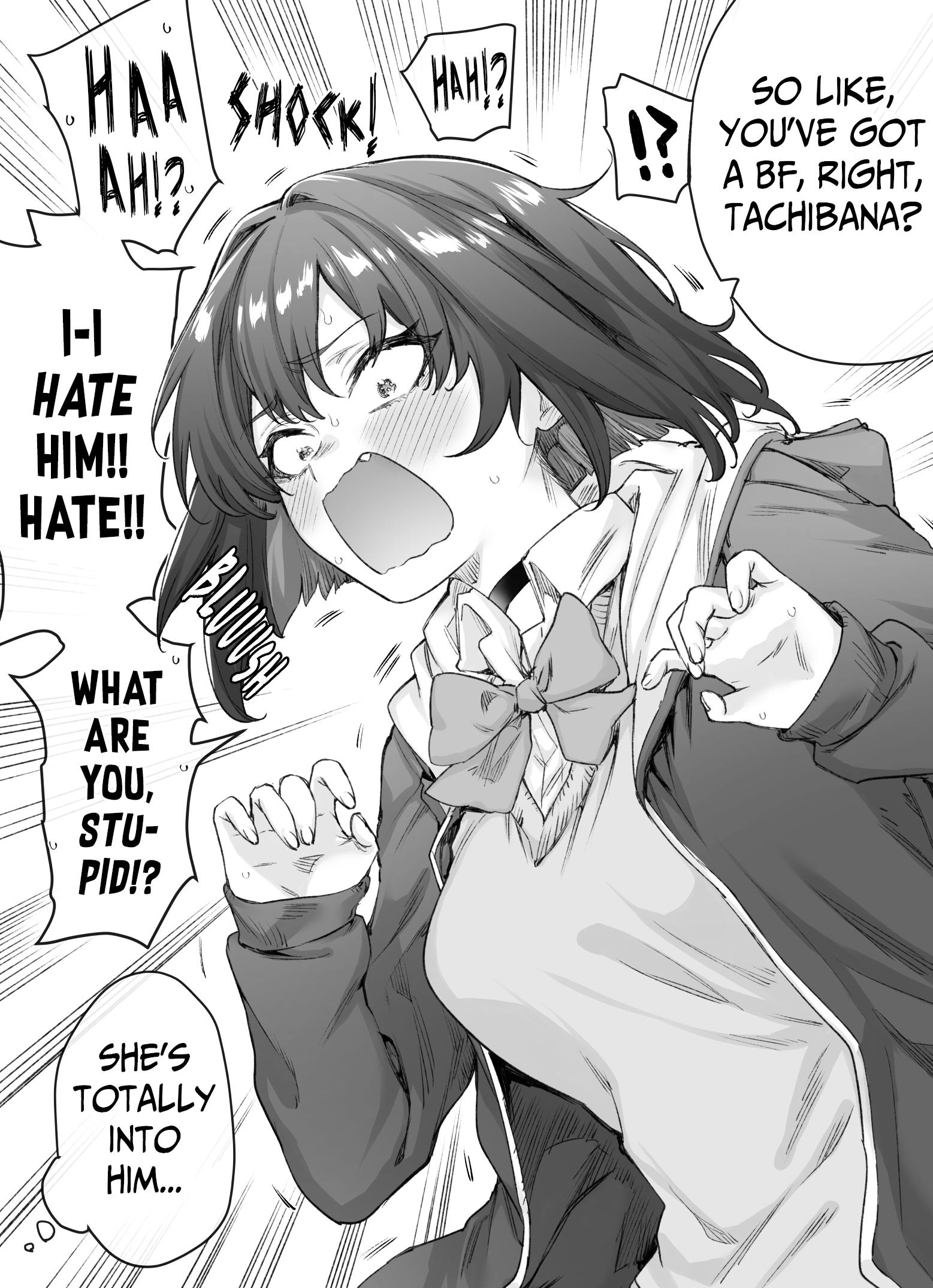 The Tsuntsuntsuntsuntsuntsun Tsuntsuntsuntsuntsundere Girl Getting Less And Less Tsun Day By Day Chapter 13 - Page 2