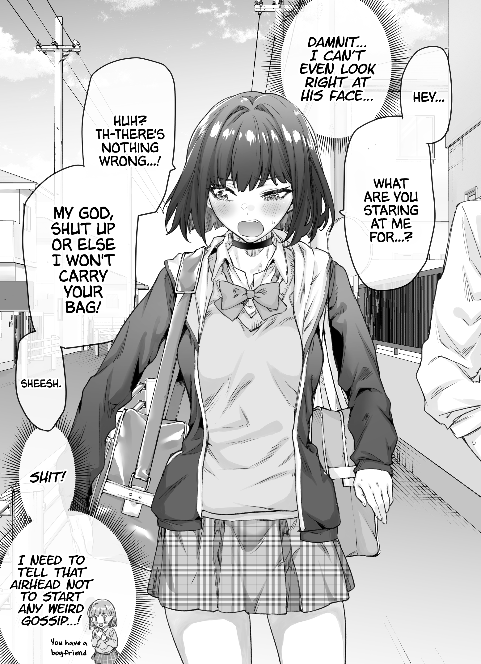 The Tsuntsuntsuntsuntsuntsun Tsuntsuntsuntsuntsundere Girl Getting Less And Less Tsun Day By Day Chapter 15 - Page 1