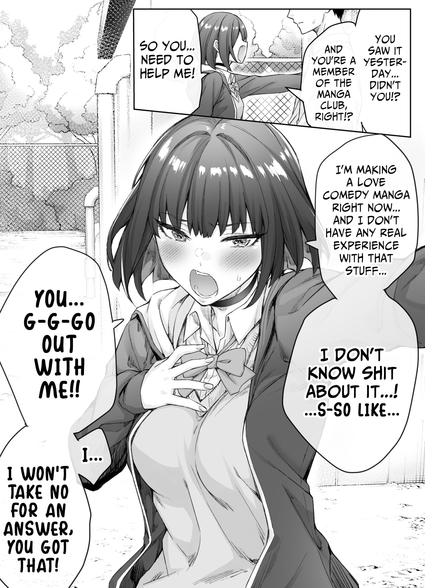 The Tsuntsuntsuntsuntsuntsun Tsuntsuntsuntsuntsundere Girl Getting Less And Less Tsun Day By Day Chapter 32 - Page 1