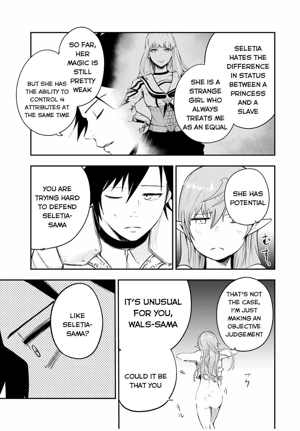 Dorei Tensei: Sono Dorei, Saikyou no Moto Ouji ni Tsuki Chapter 21 - Page 9