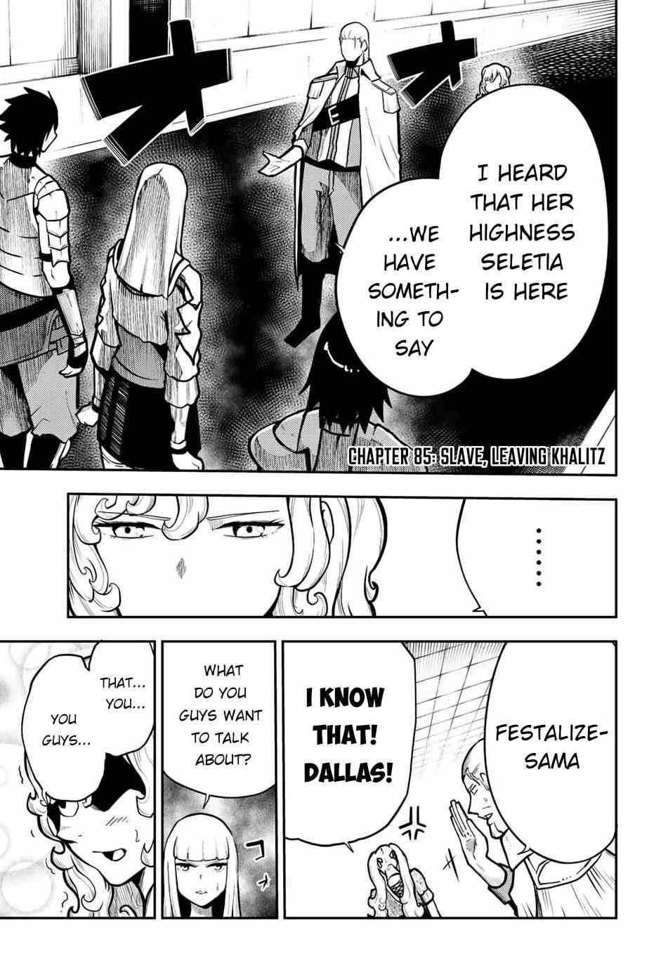 Dorei Tensei: Sono Dorei, Saikyou no Moto Ouji ni Tsuki Chapter 85 - Page 1