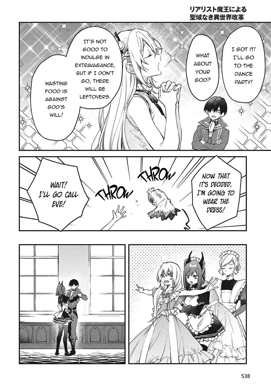 Realist Maou Niyoru Seiiki Naki Isekai Kaikaku Chapter 56 - Page 24