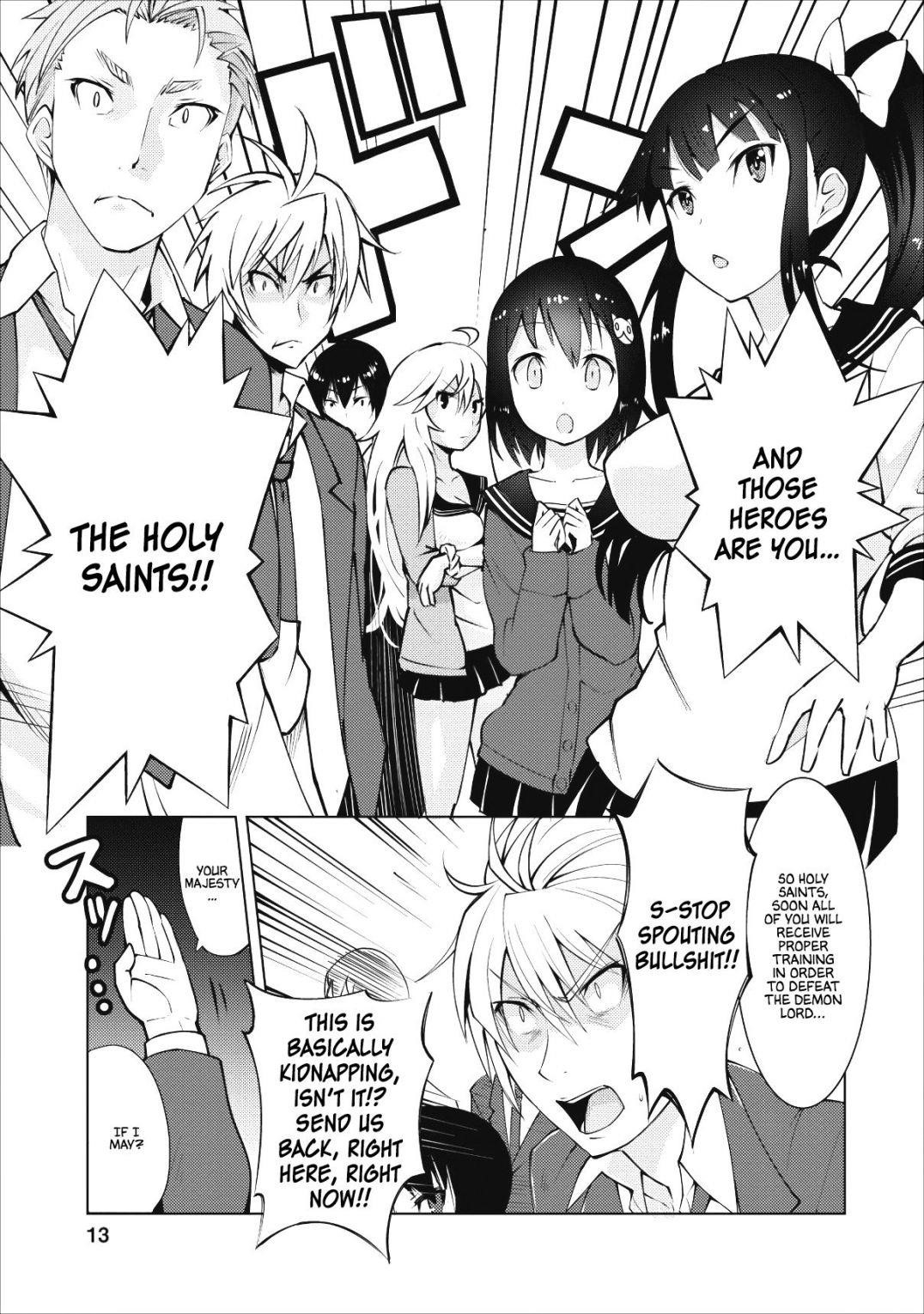 Because I was excluded out of the class transfer, I decided make a classmate harem Chapter 1 - Page 9