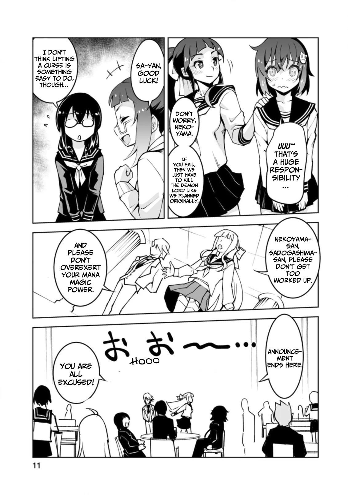 Because I was excluded out of the class transfer, I decided make a classmate harem Chapter 16 - Page 9