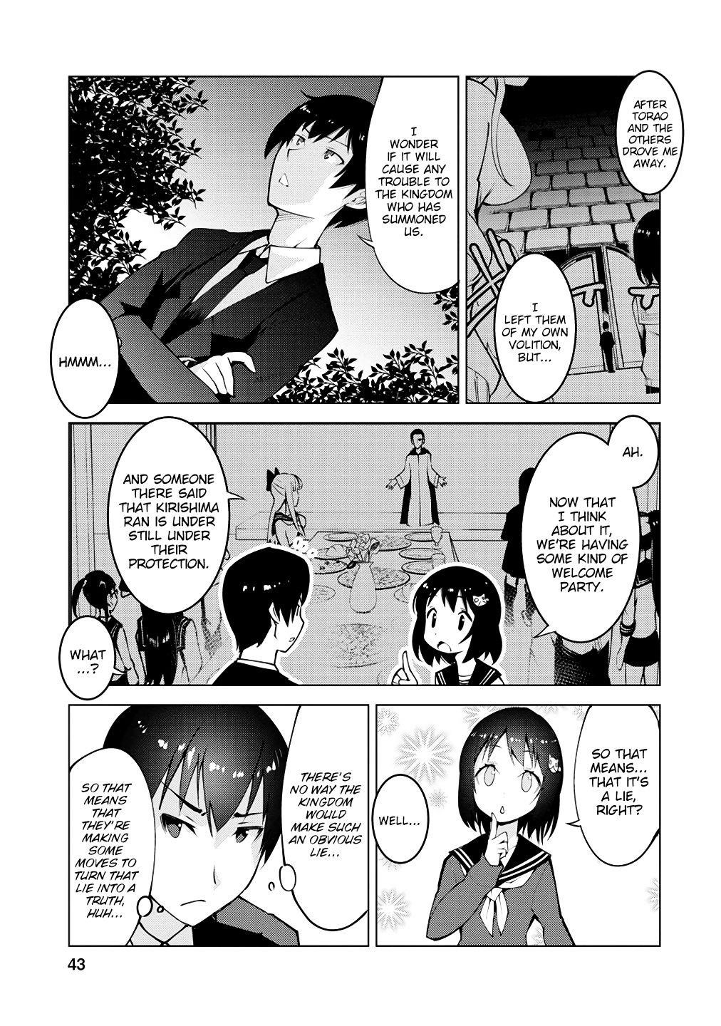 Because I was excluded out of the class transfer, I decided make a classmate harem Chapter 2 - Page 7