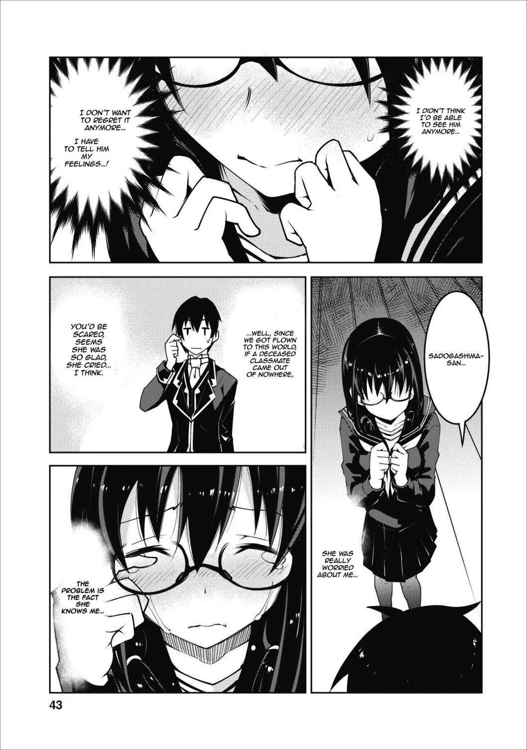 Because I was excluded out of the class transfer, I decided make a classmate harem Chapter 7 - Page 14