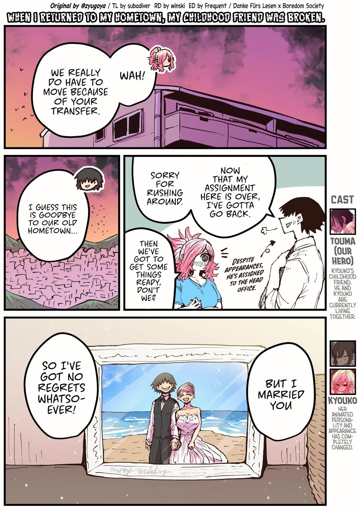 When I Returned To My Hometown, My Childhood Friend Was Broken Chapter 43 - Page 1