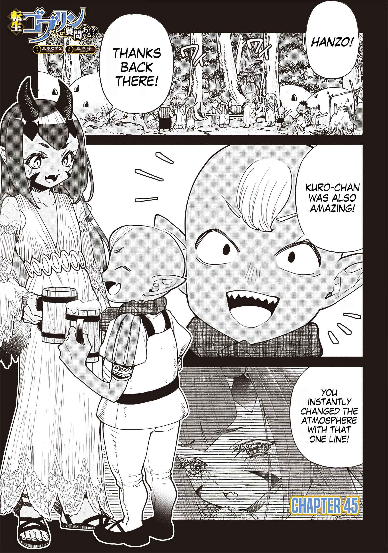 Tensei Goblin da kedo Shitsumon aru? Chapter 46 - Page 1