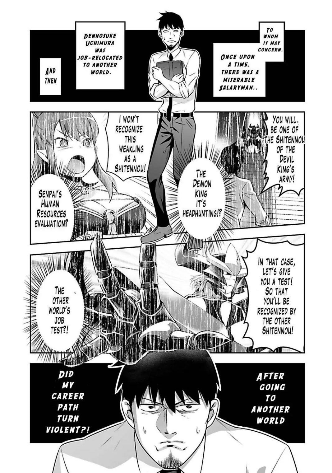 Salaryman Ga Isekai Ni Ittara Shitennou Ni Natta Hanashi Chapter 2 - Page 1