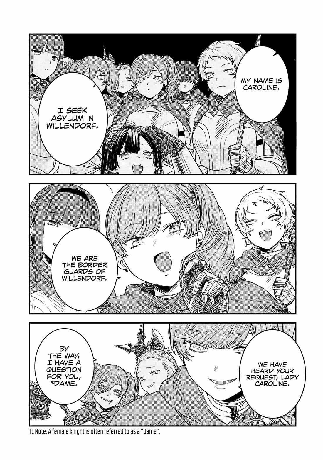 Virgin Knight who is the Frontier Lord in the Gender Switched World Chapter 10.1 - Page 3