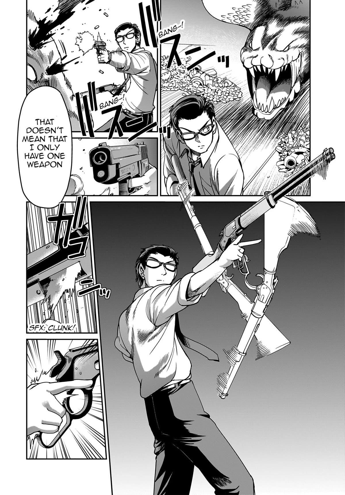 The gunner’s life of a middle-aged man summoned to another world and armed with a rifle: an airsoft addicted salaryman returns to the alternative world after work Chapter 17 - Page 8