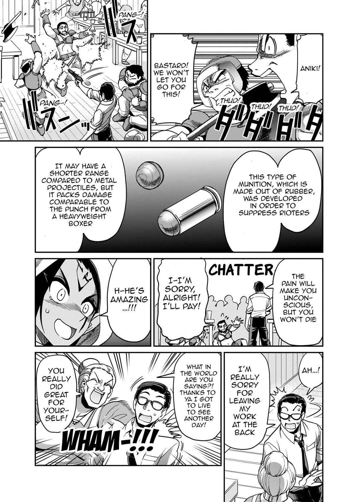 The gunner’s life of a middle-aged man summoned to another world and armed with a rifle: an airsoft addicted salaryman returns to the alternative world after work Chapter 4 - Page 17