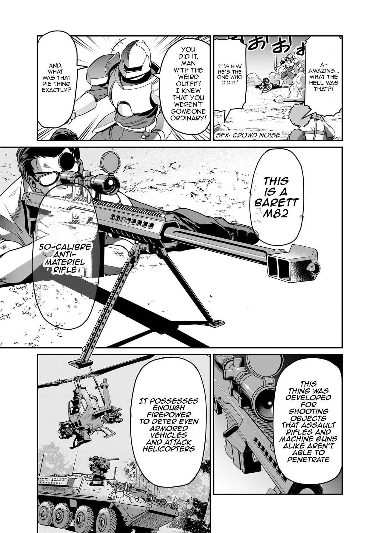 The gunner’s life of a middle-aged man summoned to another world and armed with a rifle: an airsoft addicted salaryman returns to the alternative world after work Chapter 8 - Page 4