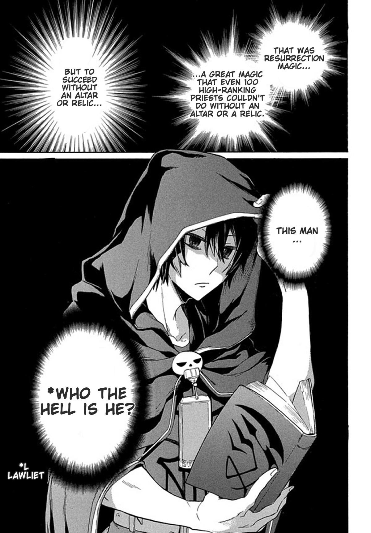 “Kukuku ……. He is the weakest of the Four Heavenly Kings.” I was dismissed from my job, but somehow I became the master of a hero and a holy maiden. Chapter 1 - Page 33