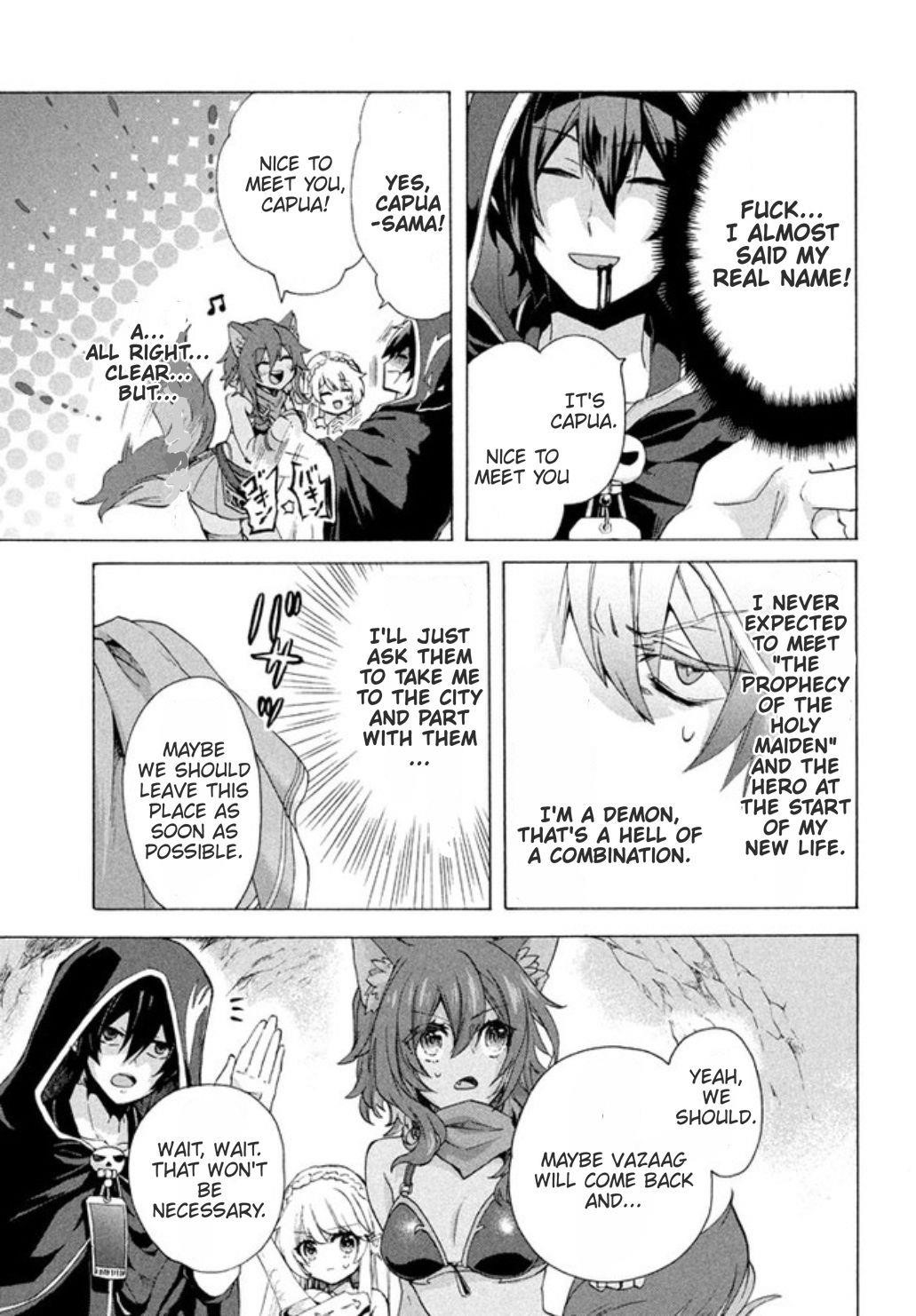 “Kukuku ……. He is the weakest of the Four Heavenly Kings.” I was dismissed from my job, but somehow I became the master of a hero and a holy maiden. Chapter 2.1 - Page 9