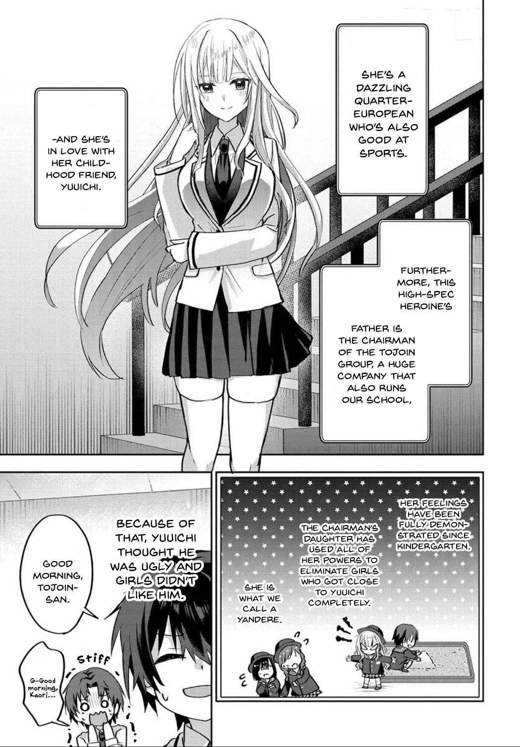 Since I’ve Entered the World of Romantic Comedy Manga, I’ll Do My Best to Make the Losing Heroine Happy Chapter 3 - Page 7