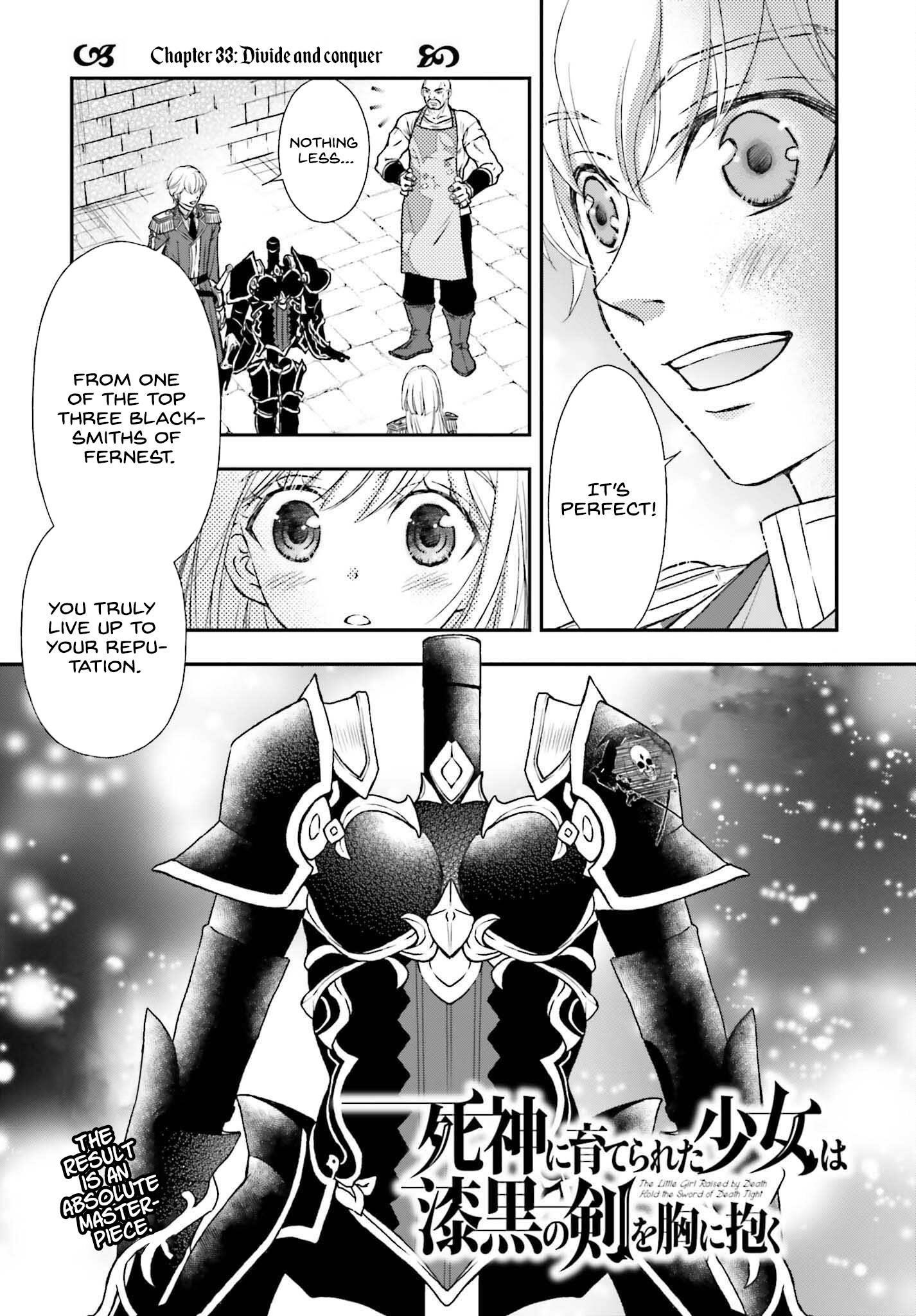 The Little Girl Raised By Death Hold The Sword Of Death Tight Chapter 33 - Page 1