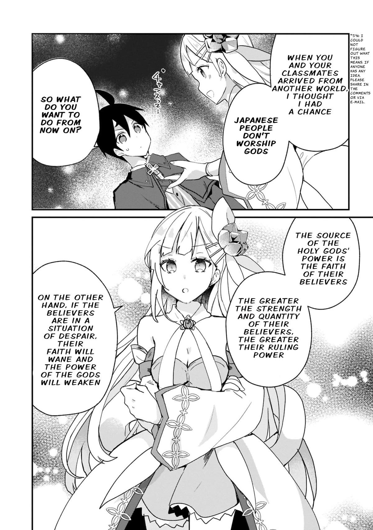 Clearing an Isekai with the Zero-Believers Goddess Chapter 26 - Page 14