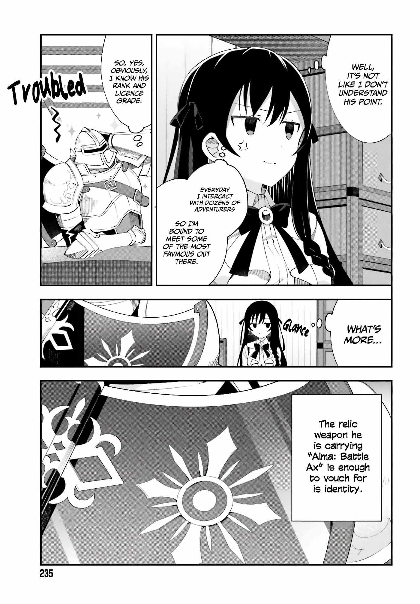 I’m the guild receptionist, but since I don’t want to work overtime, I think I’ll just solo the boss Chapter 1 - Page 10