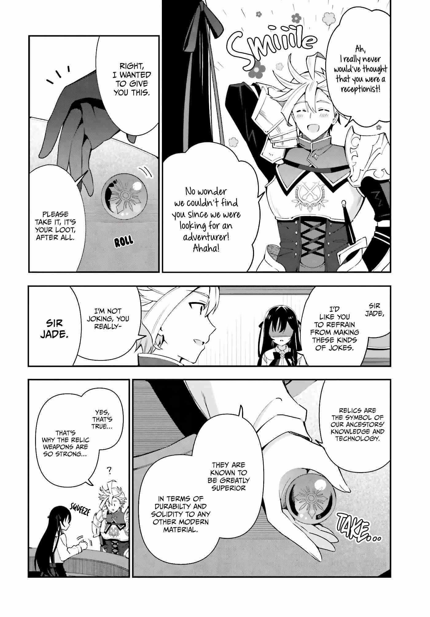 I’m the guild receptionist, but since I don’t want to work overtime, I think I’ll just solo the boss Chapter 3 - Page 10