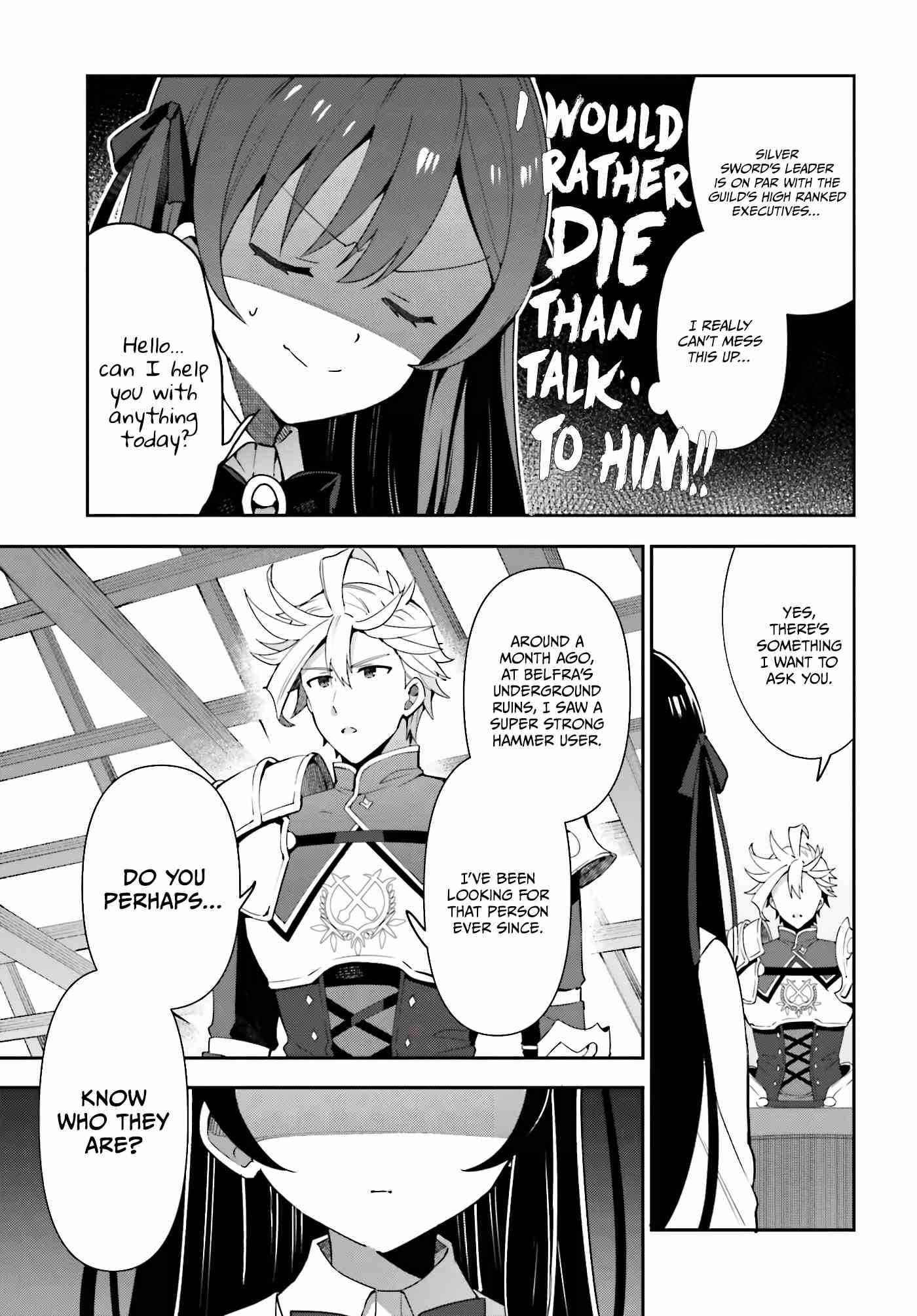 I’m the guild receptionist, but since I don’t want to work overtime, I think I’ll just solo the boss Chapter 3 - Page 5