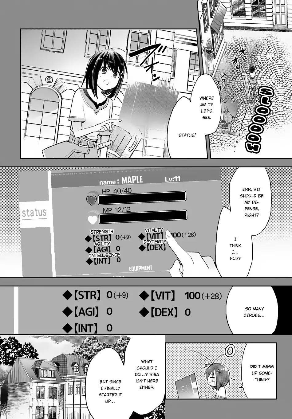 Itai No Wa Iya Nanode Bougyo-Ryoku Ni Kyokufuri Shitai To Omoimasu Chapter 1 - Page 10