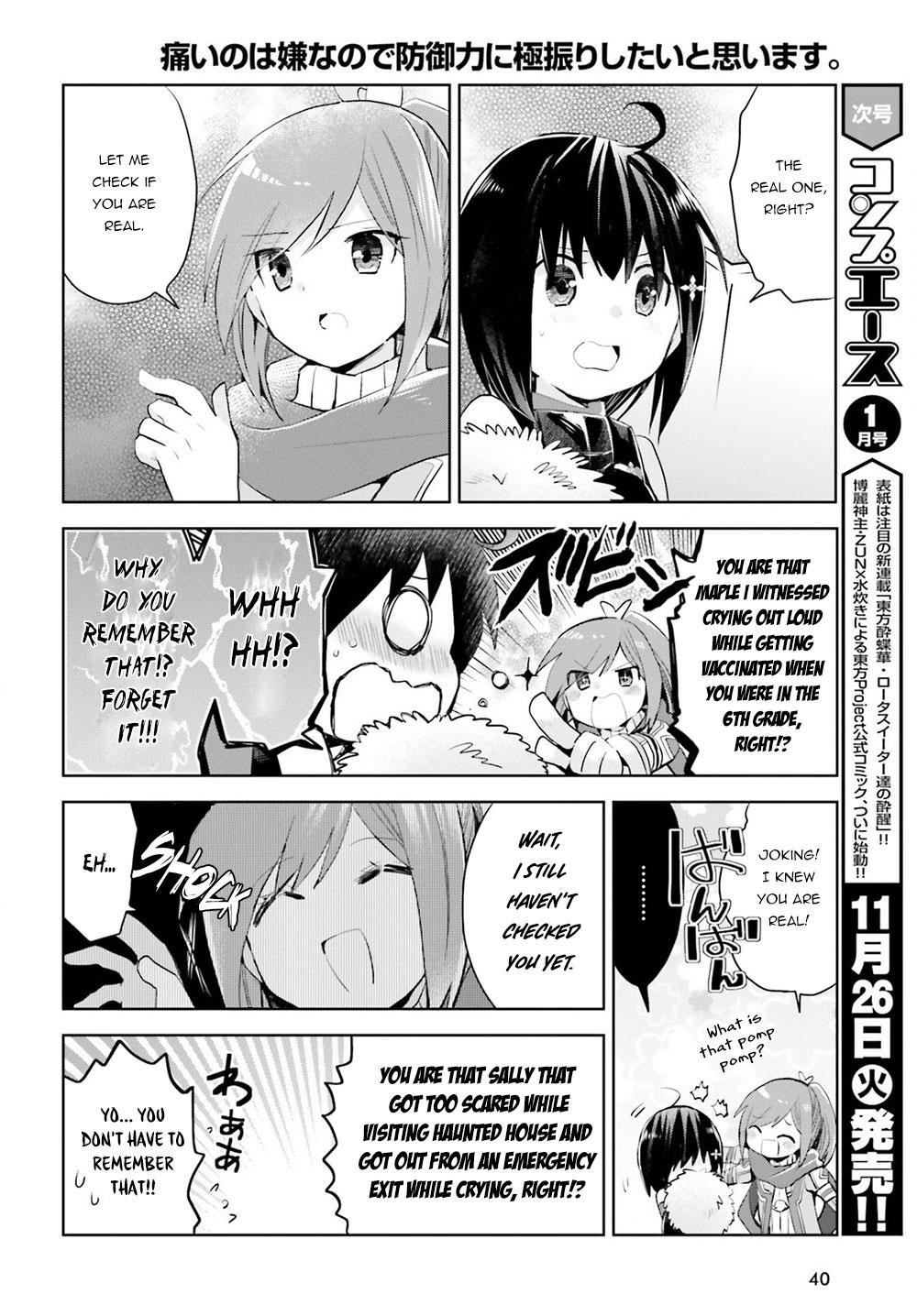 Itai No Wa Iya Nanode Bougyo-Ryoku Ni Kyokufuri Shitai To Omoimasu Chapter 13 - Page 32