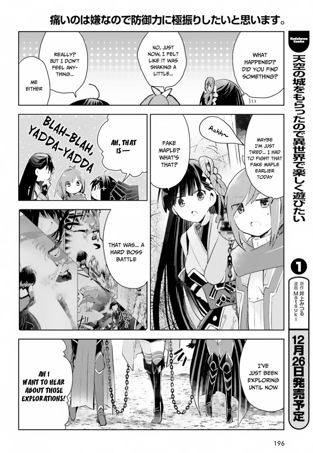 Itai No Wa Iya Nanode Bougyo-Ryoku Ni Kyokufuri Shitai To Omoimasu Chapter 14 - Page 24