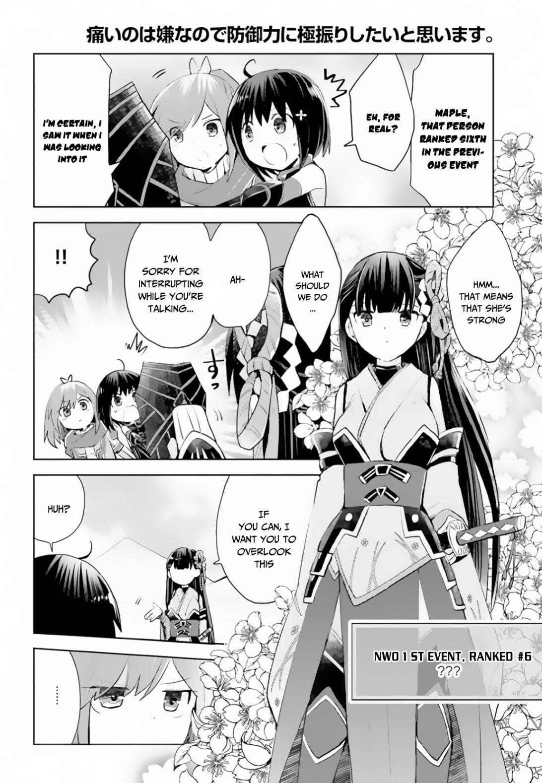 Itai No Wa Iya Nanode Bougyo-Ryoku Ni Kyokufuri Shitai To Omoimasu Chapter 14 - Page 6