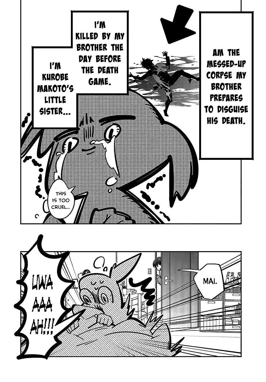 I Reincarnated as the Little Sister of a Death Game Manga’s Murder Mastermind and Failed Chapter 1 - Page 28