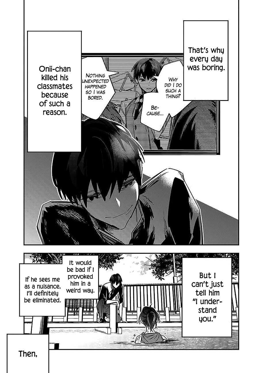 I Reincarnated as the Little Sister of a Death Game Manga’s Murder Mastermind and Failed Chapter 1 - Page 45