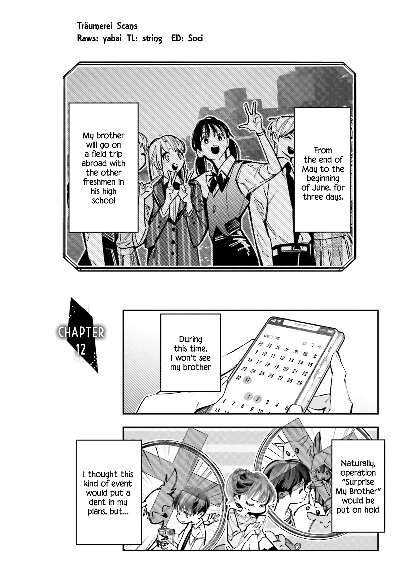 I Reincarnated as the Little Sister of a Death Game Manga’s Murder Mastermind and Failed Chapter 12 - Page 1