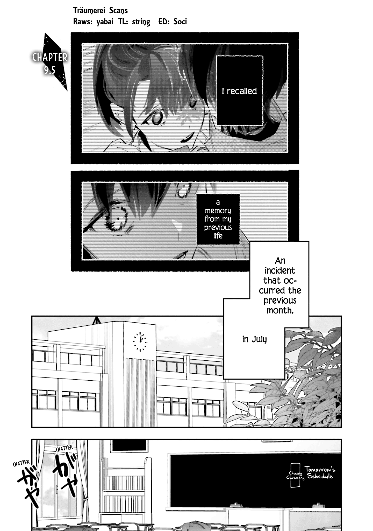 I Reincarnated as the Little Sister of a Death Game Manga’s Murder Mastermind and Failed Chapter 13.5 - Page 1