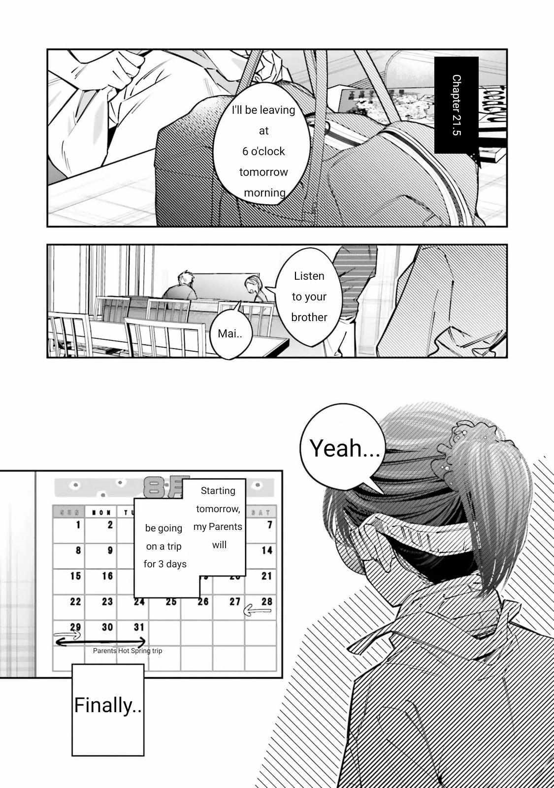 I Reincarnated as the Little Sister of a Death Game Manga’s Murder Mastermind and Failed Chapter 21.5 - Page 1