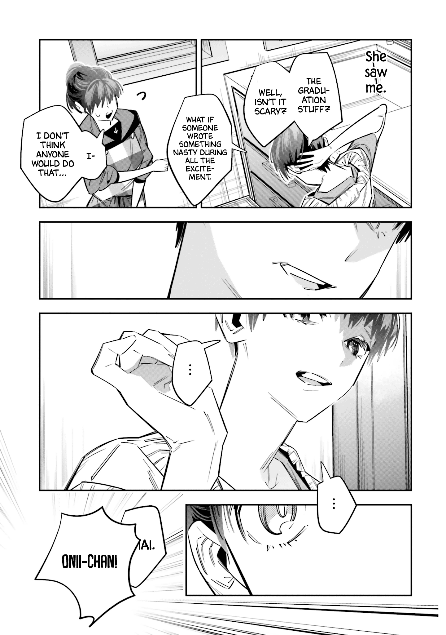 I Reincarnated as the Little Sister of a Death Game Manga’s Murder Mastermind and Failed Chapter 6 - Page 15