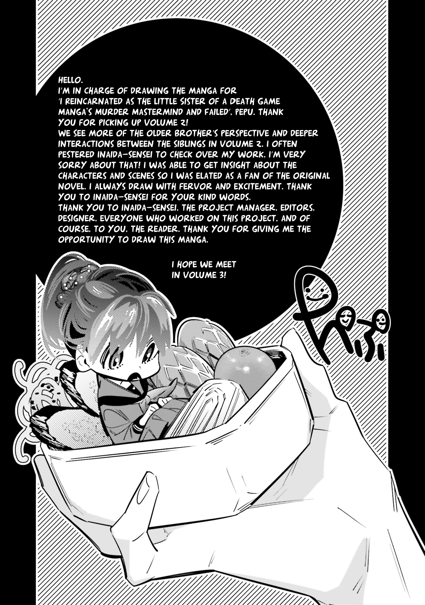 I Reincarnated as the Little Sister of a Death Game Manga’s Murder Mastermind and Failed Chapter 9 - Page 41