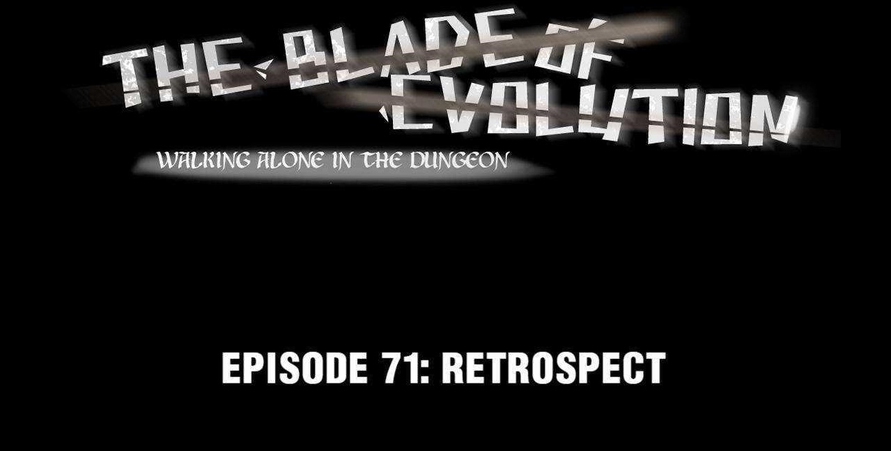 The Blade Of Evolution-Walking Alone In The Dungeon Chapter 71 - Page 1