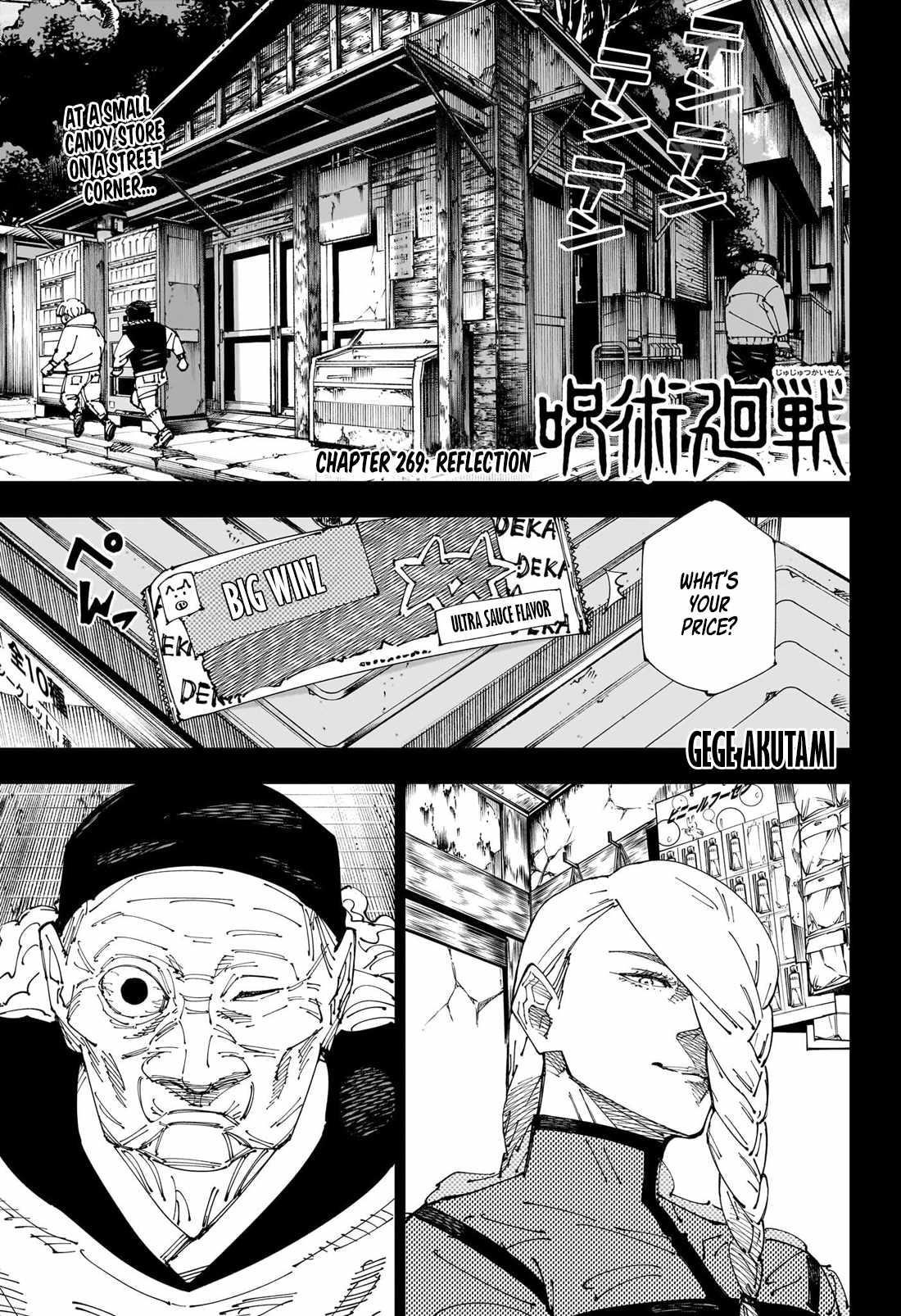 Jujutsu Kaisen Chapter 269 - Page 1